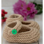 Maryjane Baby Booties Free Knitting Pattern