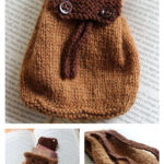 Mini Knapsack Free Knitting Pattern