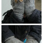 Owl Hat and Mitten Free Knitting Pattern
