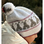 Snow Bunnies Hat Free Knitting Pattern