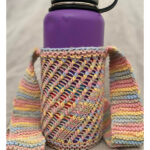 Vortex Water Bottle Holder Free Knitting Pattern