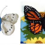 3D Butterfly Free Knitting Pattern