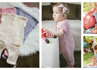 Baby Romper Suit Free Knitting Pattern