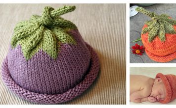 Berry Baby Hat Free Knitting Pattern