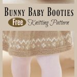 Bunny Baby Booties Knitting Pattern