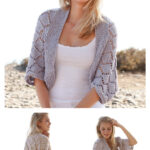 Cassie Lace Bolero Free Knitting Pattern