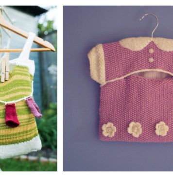Cute Peg Bag Free Knitting Pattern