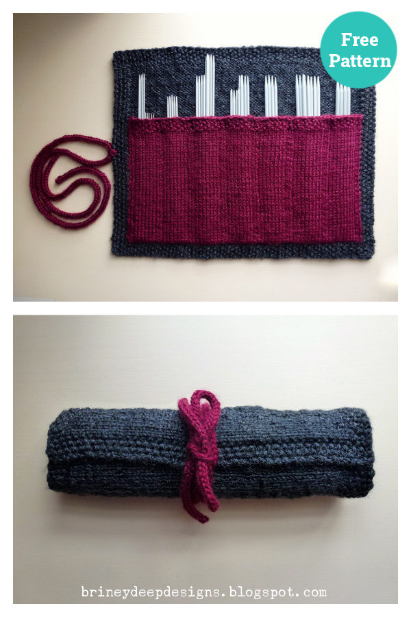 Knitting Needle Case Free Knitting Pattern 