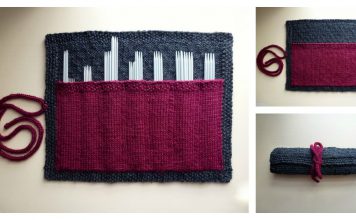 Knitting Needle Case Free Knitting Pattern