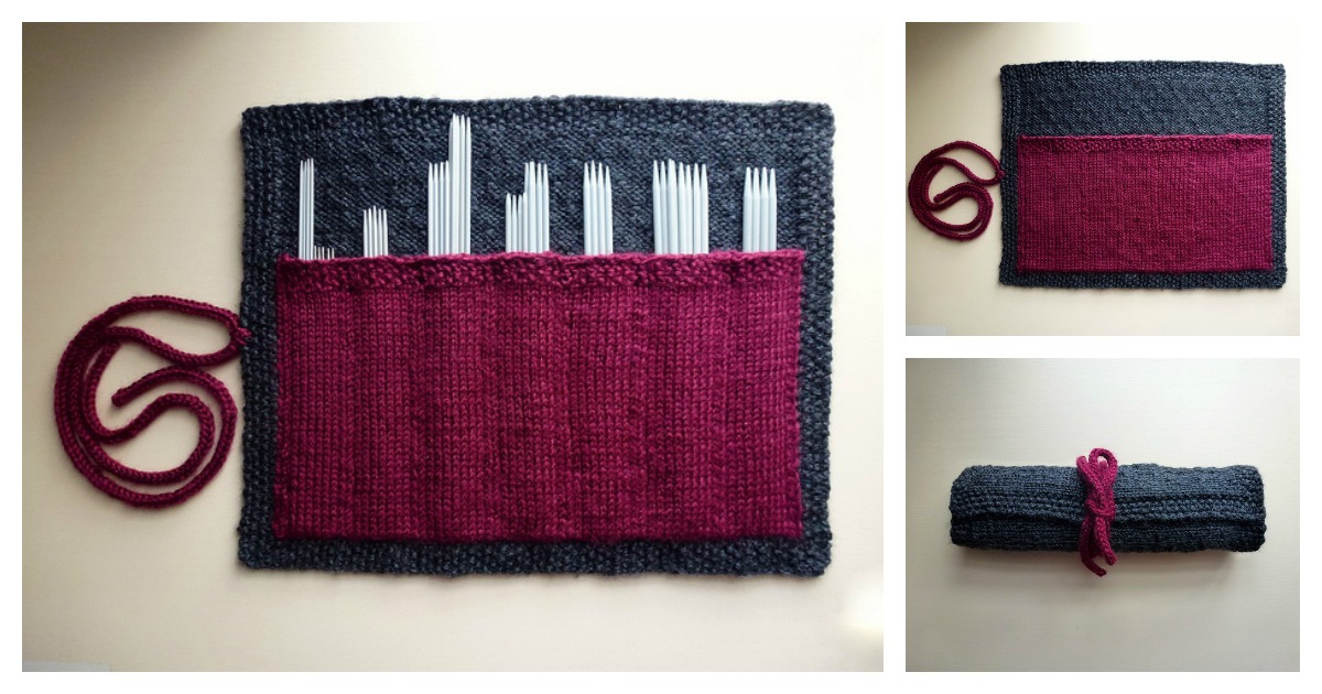 Knitting needle case pattern free