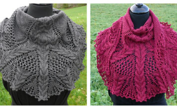 Lace and Cable Shawl Free Knitting Pattern Lace and Cable Shawl Free Knitting Pattern