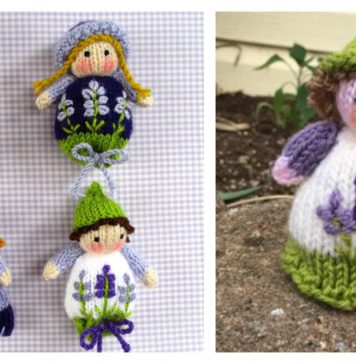Lavender Sachet Dolls Free Knitting Pattern
