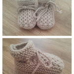 Little-Eyes Baby Booties Free Knitting Pattern