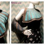 Marching Through the Looking Glass Wrap Free Knitting Pattern