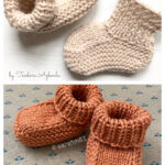 Quick and Easy Baby Boots Free Knitting Pattern