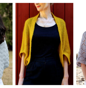 Simple Shrug Free Knitting Patterns