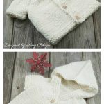Snowball Baby Cardi Free Knitting Pattern
