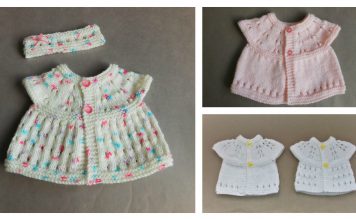 Sweet Baby Set Free Knitting Pattern