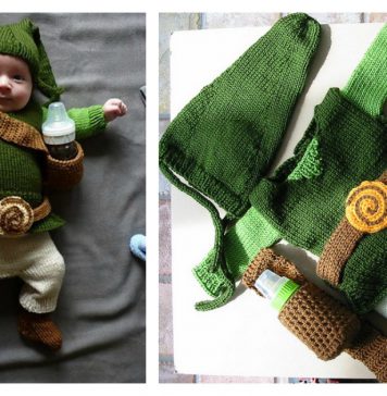 The Legend of Baby Link Costume Free Knitting Pattern