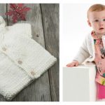 Year-Round Baby Cardigan Free Knitting Pattern