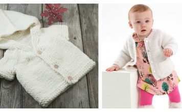 Year-Round Baby Cardigan Free Knitting Pattern