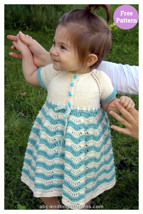 Best Sunday Baby Dress Free Knitting Pattern