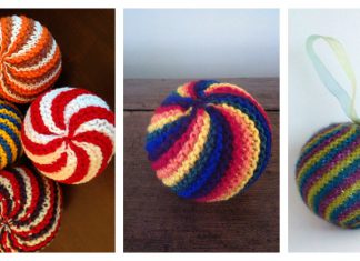 Easy Knit Swirl Ball Free Knitting Pattern