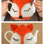 Fox Tea Cosy Free Knitting Pattern