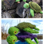 Sea Turtle Stack Free Knitting Pattern
