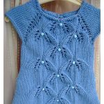 Sweet Bluebells Baby Sweater Free Knitting Pattern