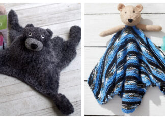 Teddy Bear Lovey Free Knitting Pattern