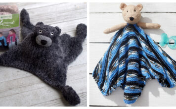 Teddy Bear Lovey Free Knitting Pattern