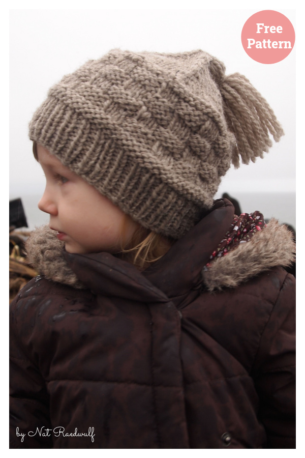 Winter Driftwood Hat Free Knitting Pattern