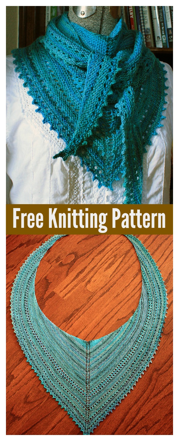 3S Shawl Free Knitting Pattern