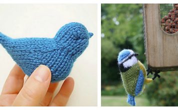 Blue Bird Free Knitting Pattern