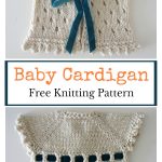 Dirghagama Baby Cardigan Free Knitting Pattern