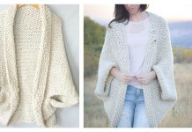 Easy Blanket Sweater Free Knitting Pattern