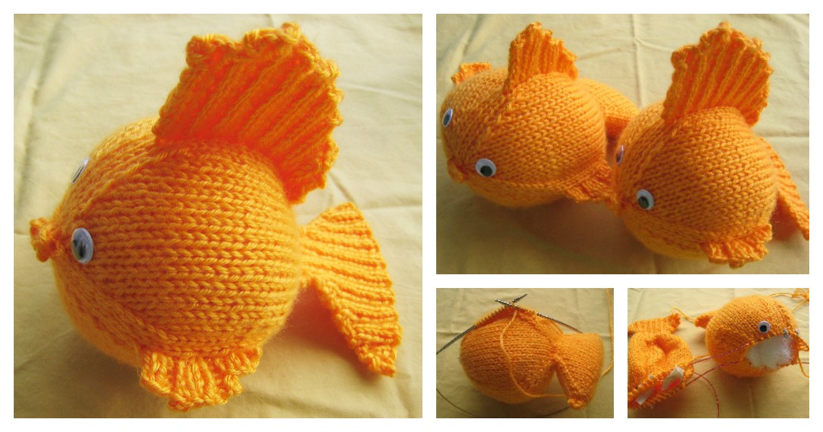 Goldfish Free Knitting Pattern