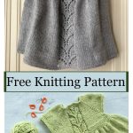 Leaf Love Baby Dress Free Knitting Pattern