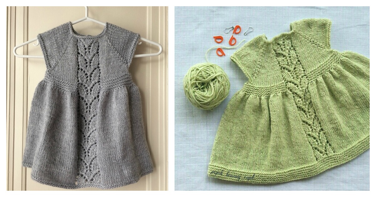 knit baby dress pattern