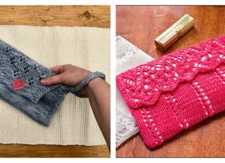 Lovely Lace Clutch Purse Free Knitting Pattern