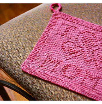 Mother’s Day Washcloth Free Knitting Pattern