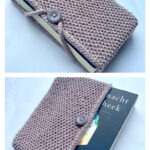 Bee Book Sleeve Free Knitting Pattern