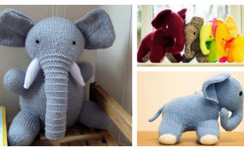 Amigurumi Elephant Free Knitting Pattern