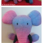 Amigurumi Fat Elephant Free Knitting Pattern