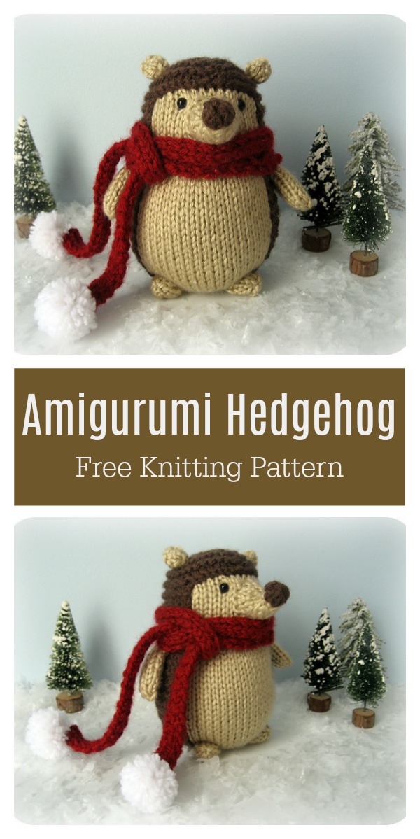 Amigurumi Hedgehog Free Knitting Pattern