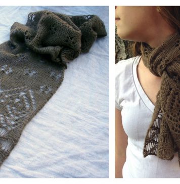 Antelope Island Lace Scarf Free Knitting Pattern