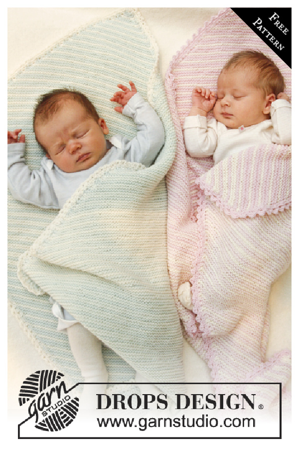 Corner to Corner Baby Blanket Free Knitting Pattern