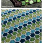 Honeycomb Stroller Blanket Free Knitting Pattern