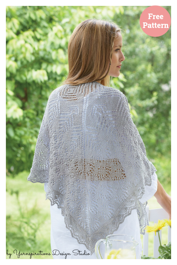 Lace Shawl Free Knitting Pattern